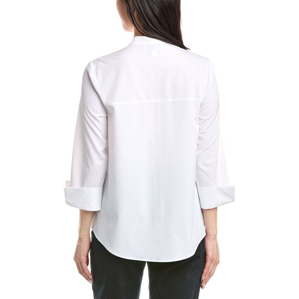 Joseph Ribkoff Womens  Long Sleeve Shirt, White - Picture 2 of 3